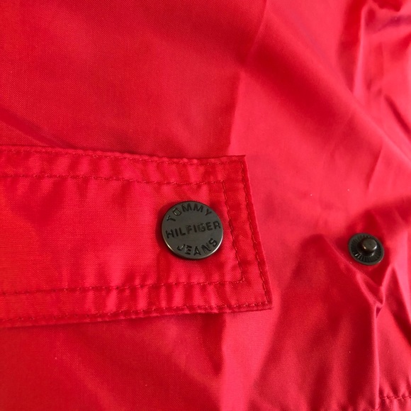 Vintage Tommy Jeans Hilfiger Rain Jacket Size L - Picture 9 of 10
